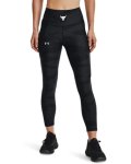 Women's Project Rock Heatgear Armour Ankle Leggings - Black Sm
