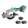 Dca 20V 140MM Handle Brushless Circular Saw Kit With 4.0AH 2 & Charger