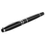 Brass Rollerball Pen With Carbon Fibre Trim