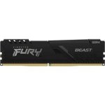 Kingston KF436C18BB 32 Fury Beast 32GB 1X32GB DDR4-3600MHZ CL18 1.35V Black Desktop Memory