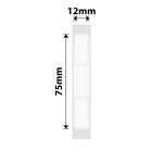 NB275 - - D11 D101 D110 H1S - 12X75MM - 90 Milk Candy Cable Labels