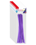 - Chenille Stems 6MMX30CM 20PCS Purple 12 Pack
