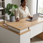 1.6M Luxury Office Desk - Redefining Your Workspace Style