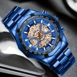 Binbond Hollow Waterproof Men's Quartz Watch