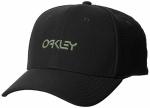 Oakley Men's 6 Panel Stretch Metallic Hat Blackout S m