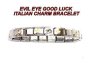 Evil Eye Italian Charm Bracelet