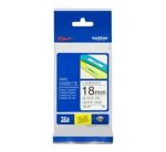 Brother TZE-241 Black On White 18MM Laminated Tape