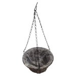 Hanging Lined Basket Dark Brown 50CM