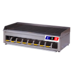 10 Burner Gas Flame Griller Tabletop