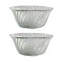 Munching Bowl - Elegant Glass Snack And Dip Bowl Set - Pack Of 2