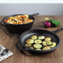 2 In 1 Cast Iron Pot Pan With Skillet Lid
