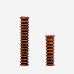 Spiral Candle Holder - Cognac - Small