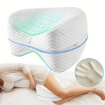 1PC Memory Foam Leg Pillow For Side Sleepers - Relax Sciatica Back Hips Knees And Joints - Removable Washable Cover - Ideal For 