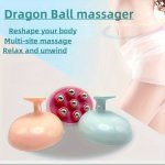 1PC Full Body Massage Roller With 7 Dragon Beads - Manual Abdominal & Leg Slimming Tool Unclogs Meridians