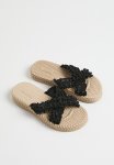 PoP Candy Criss Cross Sandals - Black