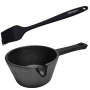 Lifespace 9 5CM Cast Iron Basting Pot & Lifespace Silicone Basting Brush Bundle Deal