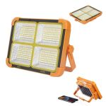 200W LED Solar Flood Light Work Light Adjustable Portable IP66