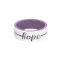 Eternal Hope Silicone Rings - White/lilac / 6