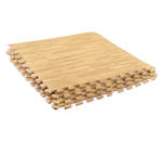Wood Grain Eva Mats - Set Of 4