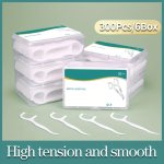 5 50 150 300 600PCS Ultra-fine Dental Flosser Picks Deep Cleaning Dental Floss For Proper Oral Care Portable Disposable Hygienic