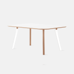 Canteen Table - Matt White