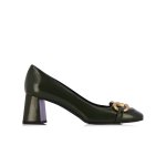 Buckle Court Heel -green
