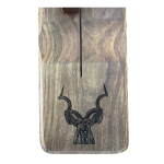 Stainless-steel Biltong Cutter With Wooden Block - Kudu