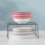 Single Layer Kitchen Metal Shelf Organizer