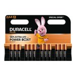 Duracell Battery Plus Alkaline Aaa 12 Pack