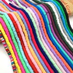 350PCS STRING Multi-colored Polymer Clay Beads For Diy Jewelry Making Accessories For King's Day