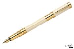 Elegance Waterman Ivory Fountain Pen With Gold Trim