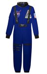 Dormstop Astronaut Costume For Kid Boy Nasa Space Jumpsuit Space Outfit Pretend Dress Up 3-12YEARS