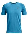 Men's Ua Rush Seamless Illusion Short Sleeve - Radar Blue Sm
