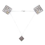 Lockink - Adjustable Nipple Clamps With Light Pendant Gray
