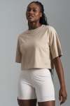 Boxy Active T-Shirt - XL Taupe