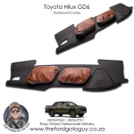 Toyota Hilux GD6 Heavy Duty Moulded Rubber Dash Covers For