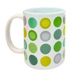 Mug Porcelain Glazed Circles 110Z – Click On Item For Design Options
