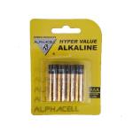 Alphacell Aaa 4PC Alkaline Hyper Value Battery