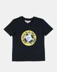 Ben Sherman Black Turn It Up T-Shirt - 13-14 Black