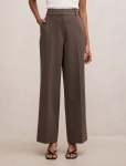 Ada Petite Straight Leg Pants - 16 Dark Mushroom Set