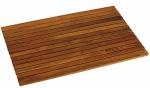 Bare Decor Cosi String Spa Shower Mat In Solid Teak Wood Oiled Finish Large: 31.5" X 20
