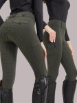 Equestrian Riding Leggings – Dark Army Green ERL9