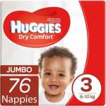 Huggies Dry Comfort Jumbo Size 3 Midi 76'S
