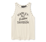Women’s H-d American Classic Studded Tank – Birch