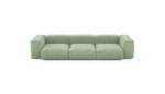 Three Module Sofa - Cord Velours - Duck Egg - 314CM X 115CM