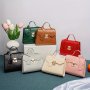 Chic Vintage-Inspired Mini Handbag For Women - Fashionable Faux Leather Crossbody Bag With Crocodile Pattern Easy Clean