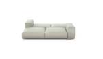 Double Lounger - Linen - Stone - 241CM X 210CM