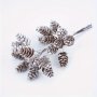10pcs Artificial Plants Fake Pine Cone Decorative Flowers Wreaths Diy Wedding Party Home Decor Spring Summer Decor