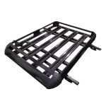 Zs - Universal Aluminum Alloy Luggage Basket For Suv Roof Rack -double Deck - Silver - 160 X 100CM