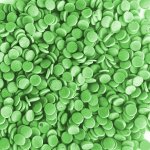 Green Round Confetti